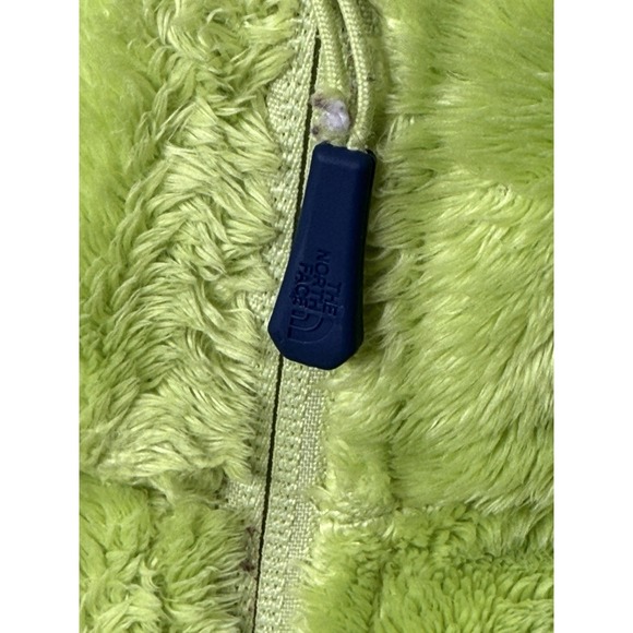 The North Face Women's Osito Fleece Zip Up Jacket Lime Green Outdoor Casual Med - Picture 14 of 14